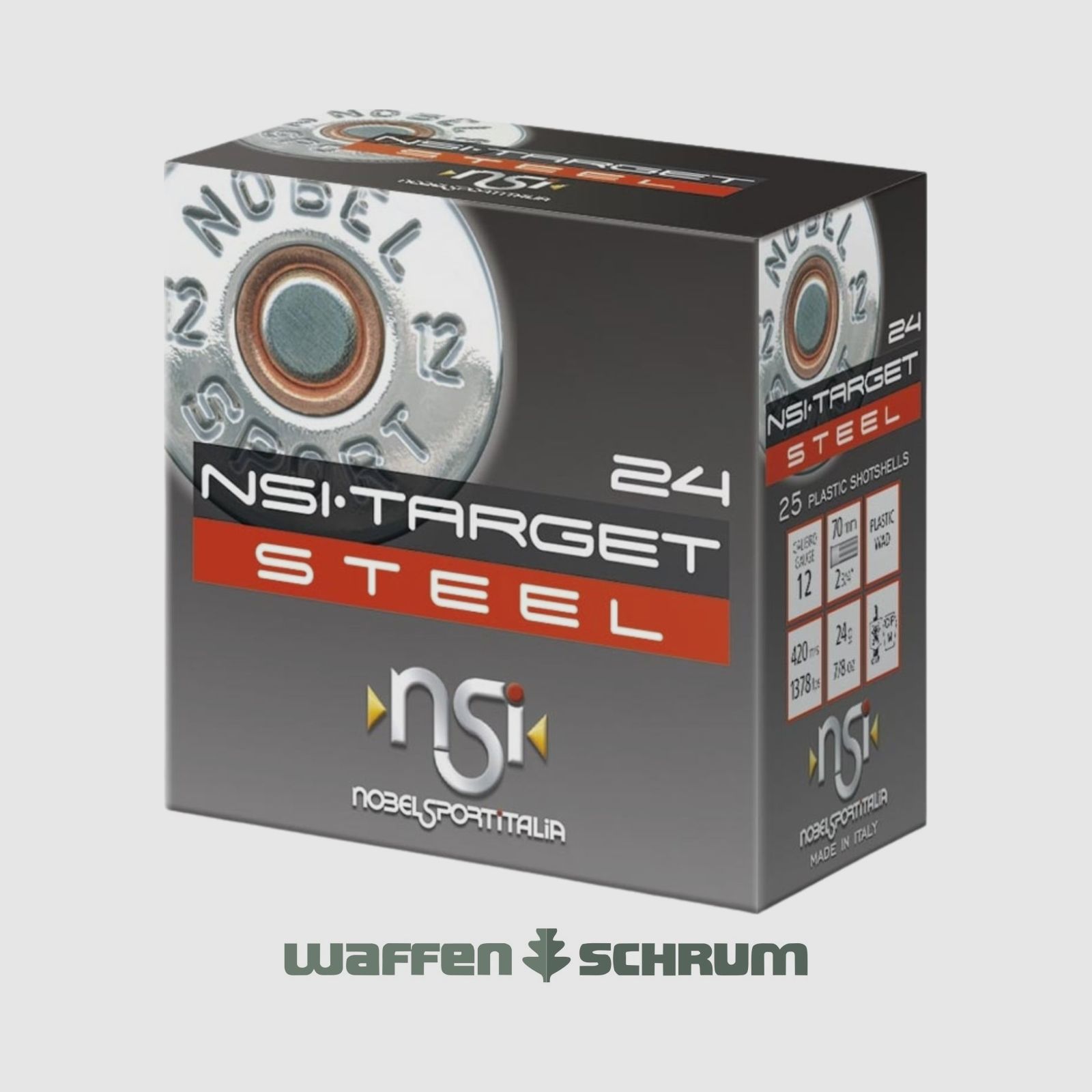 Nobel Sport Italia Target Steel HP Trap 20/70 T7 2,5mm - 24g