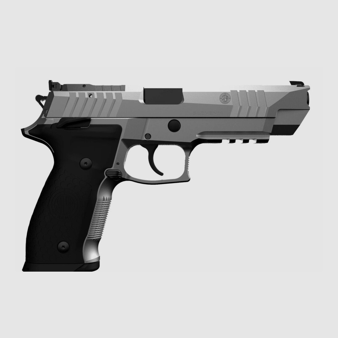 STEYR ATC Base 5" Pistool 9mm Para OR met volledig verstelbare LPA-sportvizier 9mm Luger