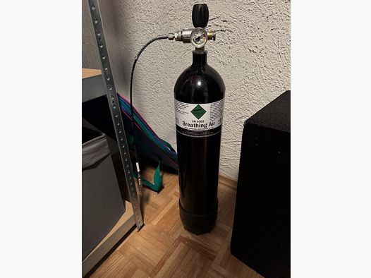 7 Liter 300 bar Tauschflasche paintball, pcp, pressluft