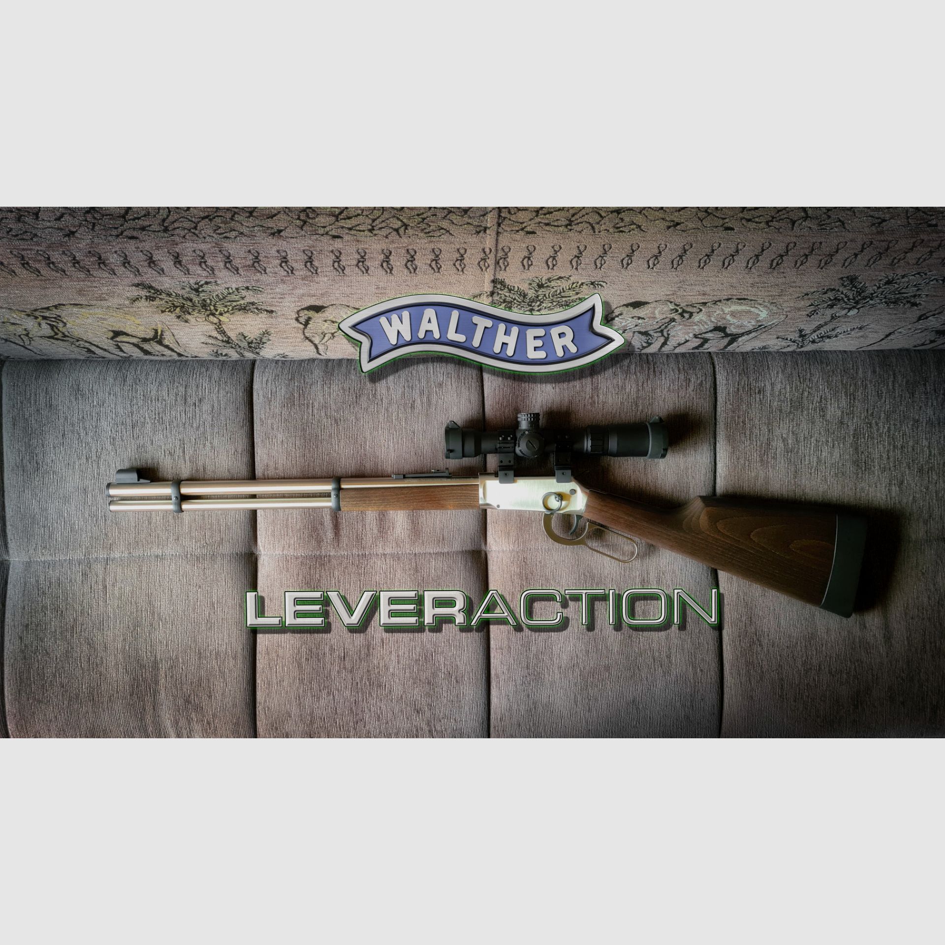 Walther Lever Action Stahlfinish, mit Tasche