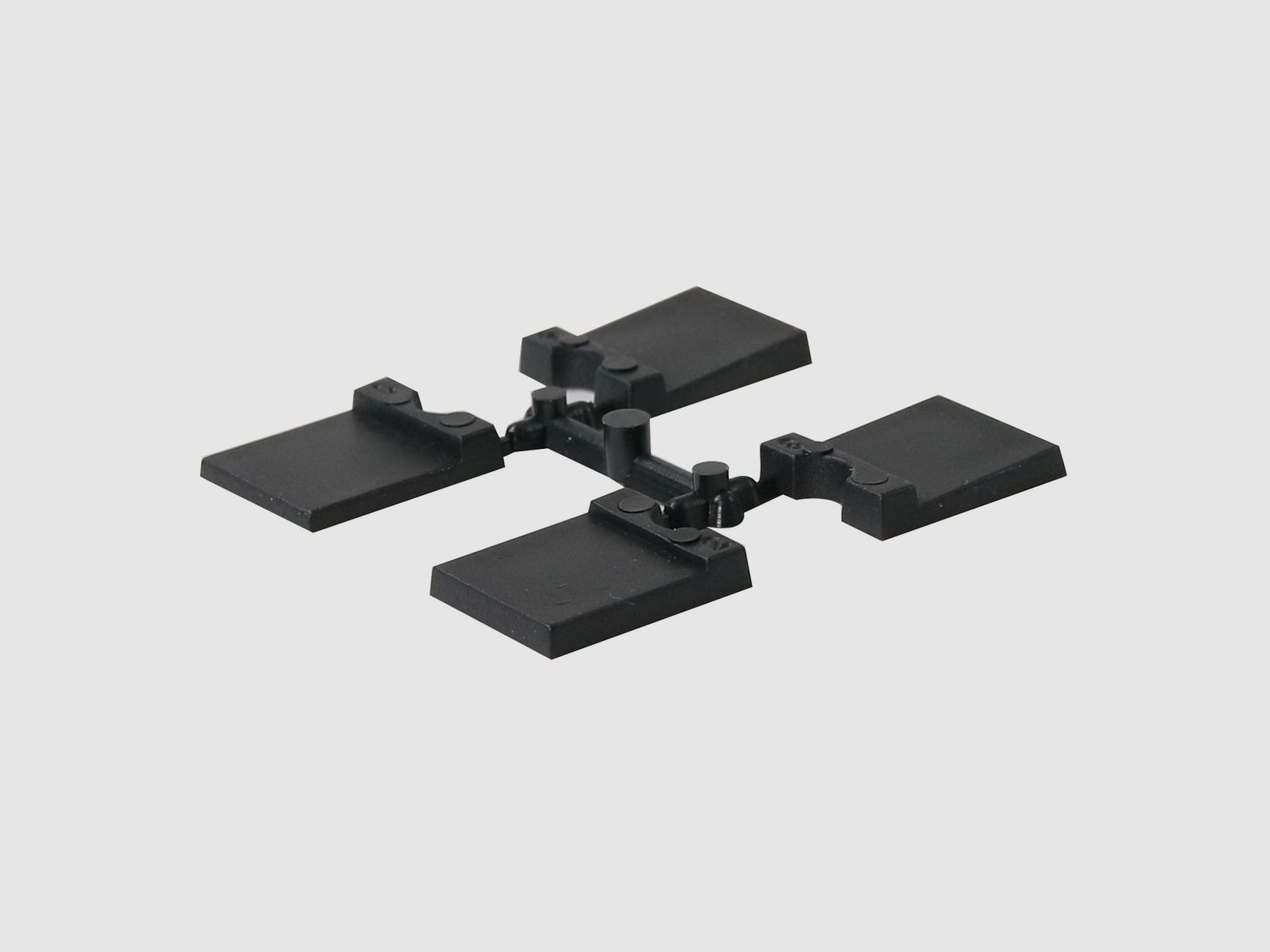 Stellkeile für Feuersteine, 4er-Satz, Kaliber