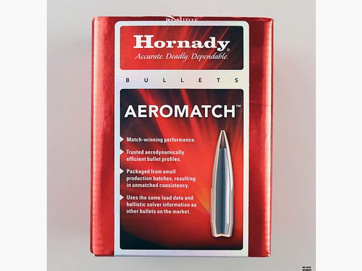 Palle Hornady Aeromatch cal. 30 – 175 GR HPBT Profile