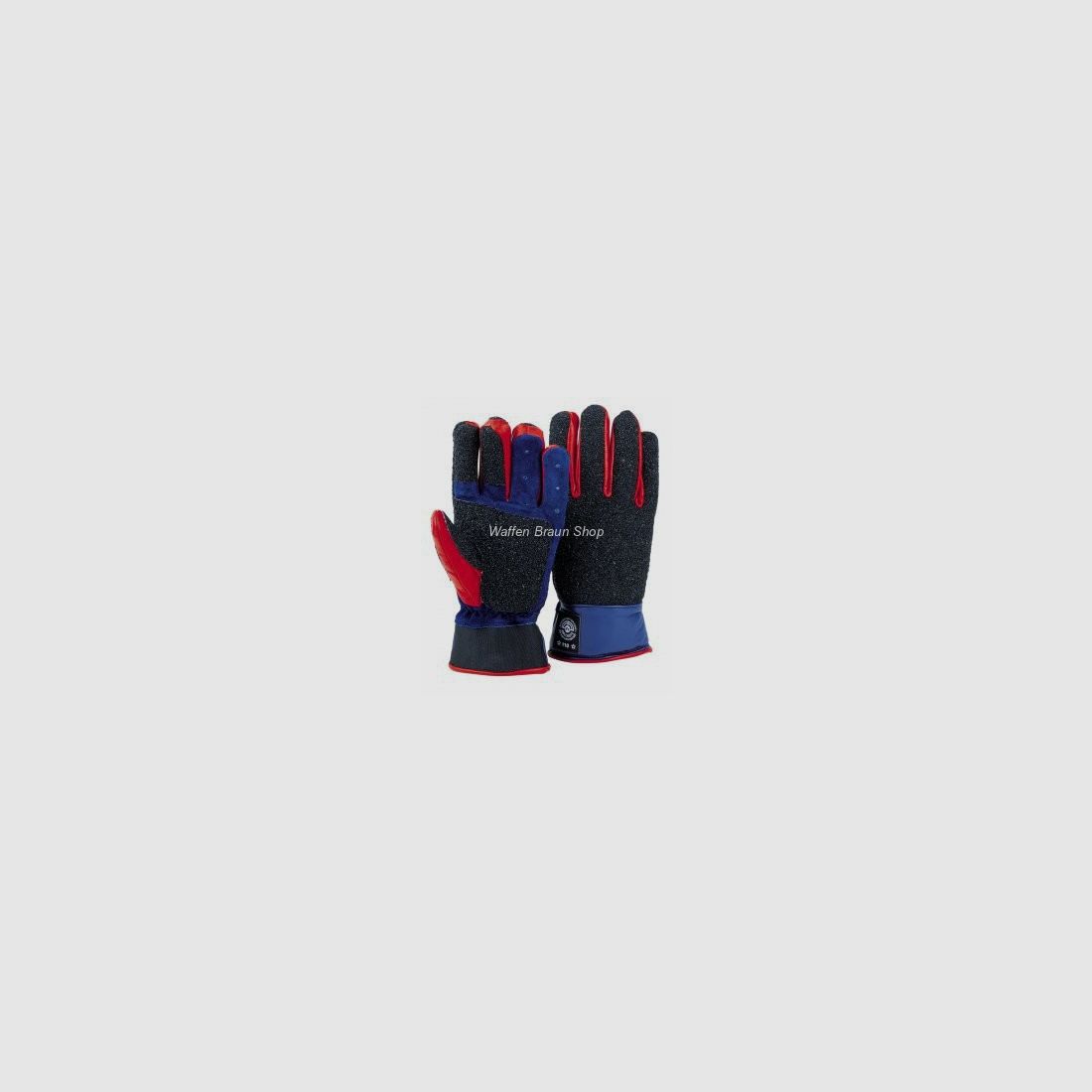 ahg-COLOR 2 5-finger glove with -TOP GRIP coating. Size M left