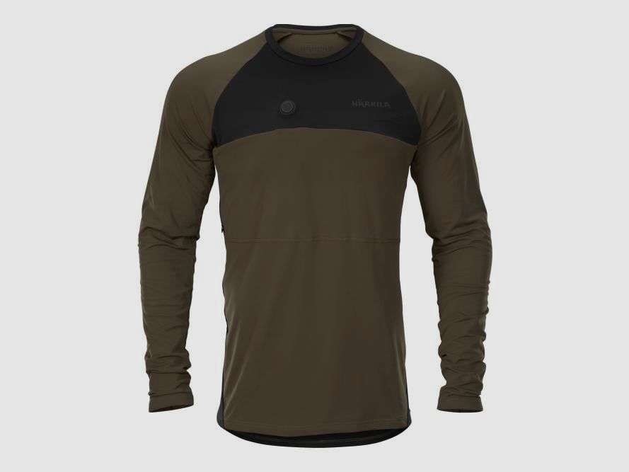 Härkila Heizunterhemd Herren - Grün/Schwarz