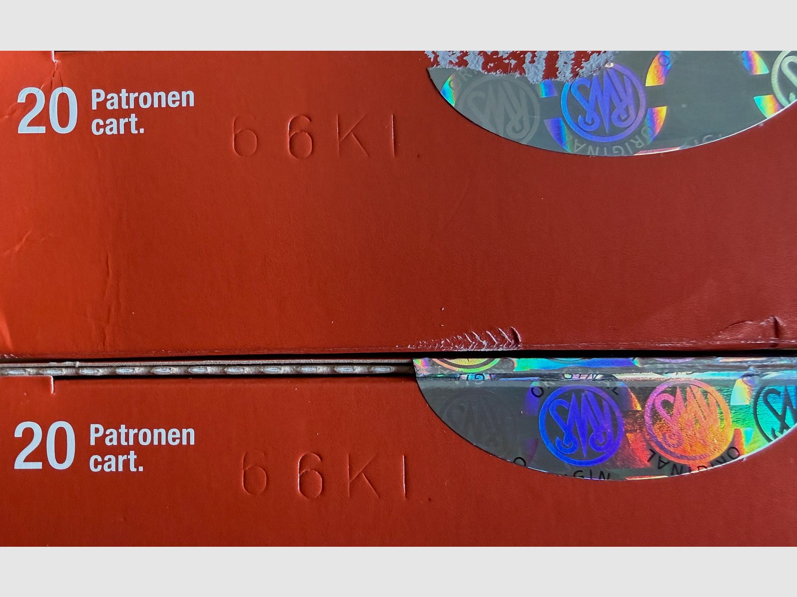 36 nabojów RWS Kegelspitz w kalibrze .375 H&H Mag z jednej partii