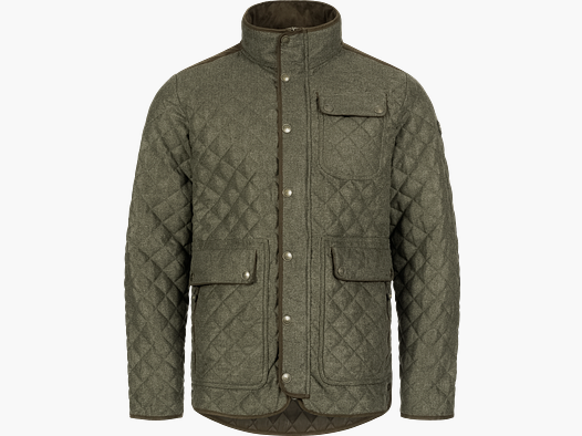 Herren Vintage Jacke Miles Oliv Mélange/Schwarz M