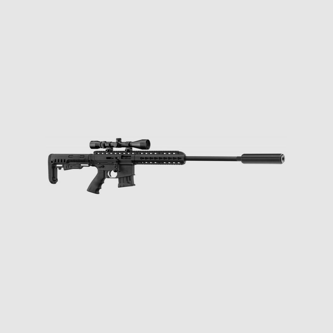 PACK BÜCHSE PALLAS SILENCE BLACK BA15/22 KAL. 22LR