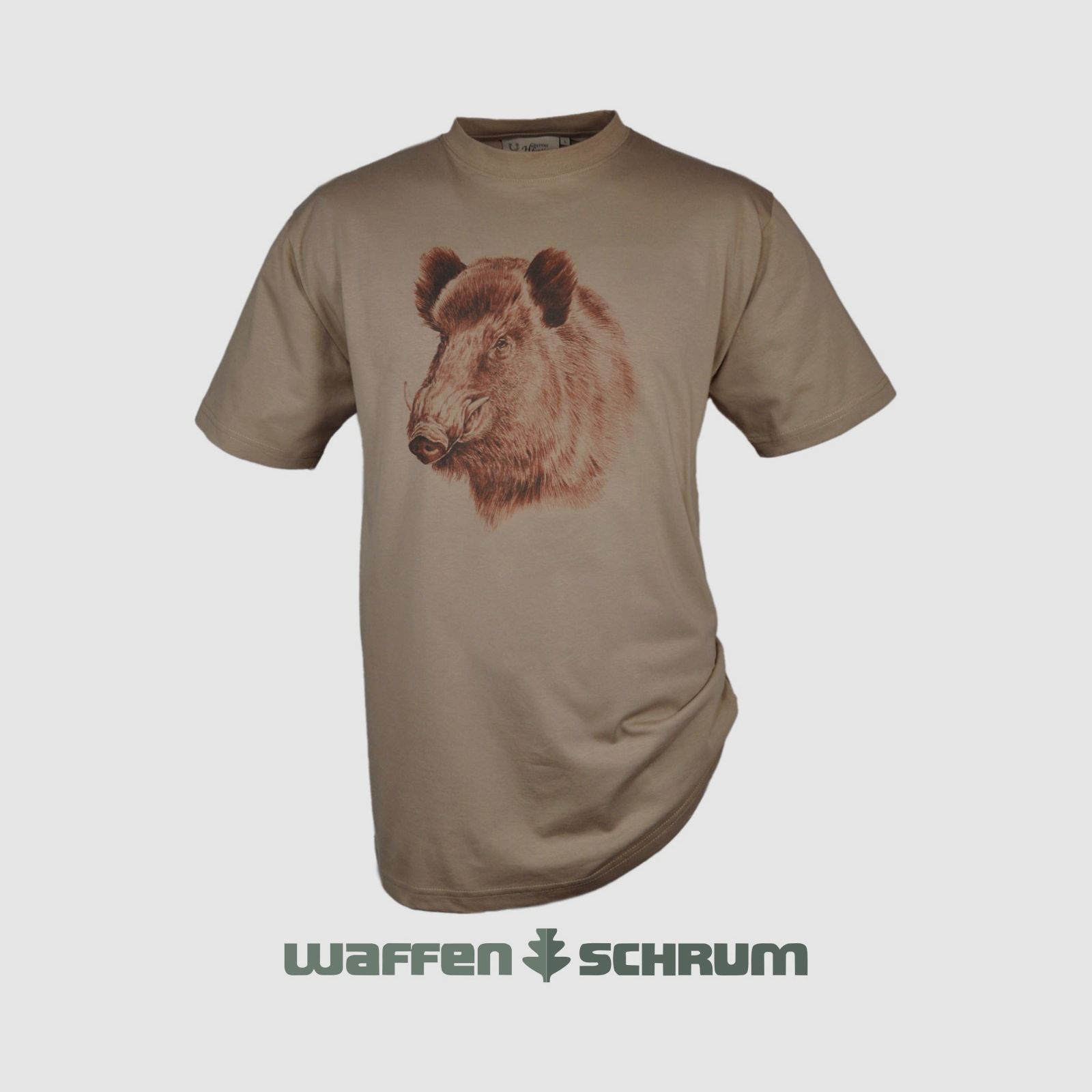 T-shirt Hubertus Sanglier Roseau