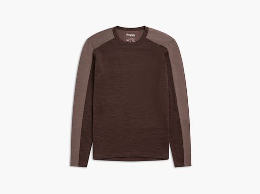 Bergans Inner:Dual Merino L/S Thermoshirt Męski Dark Chocolate/Hot Cocoa XXL