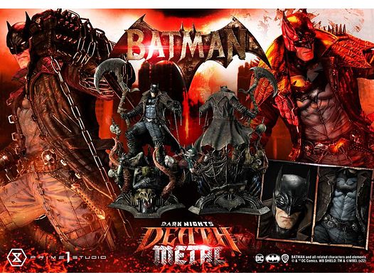 Dark Knights: Metal Statue 1/3 Death Metal Batman 105 cm | 42995