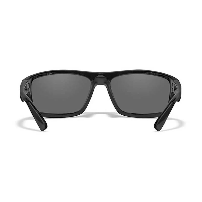 Wiley X PEAK lunettes de soleil Grey Silver Flash Matte Black Frame, image 4 sur 5