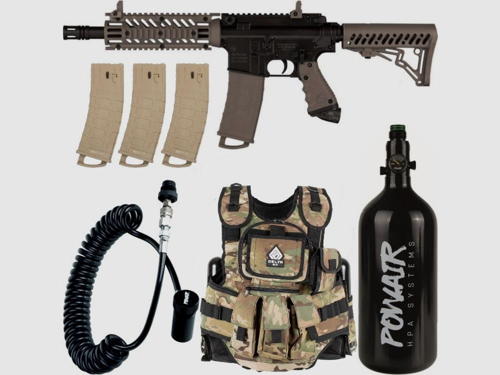 Tippmann TMC MagFed Paintball Complete Package