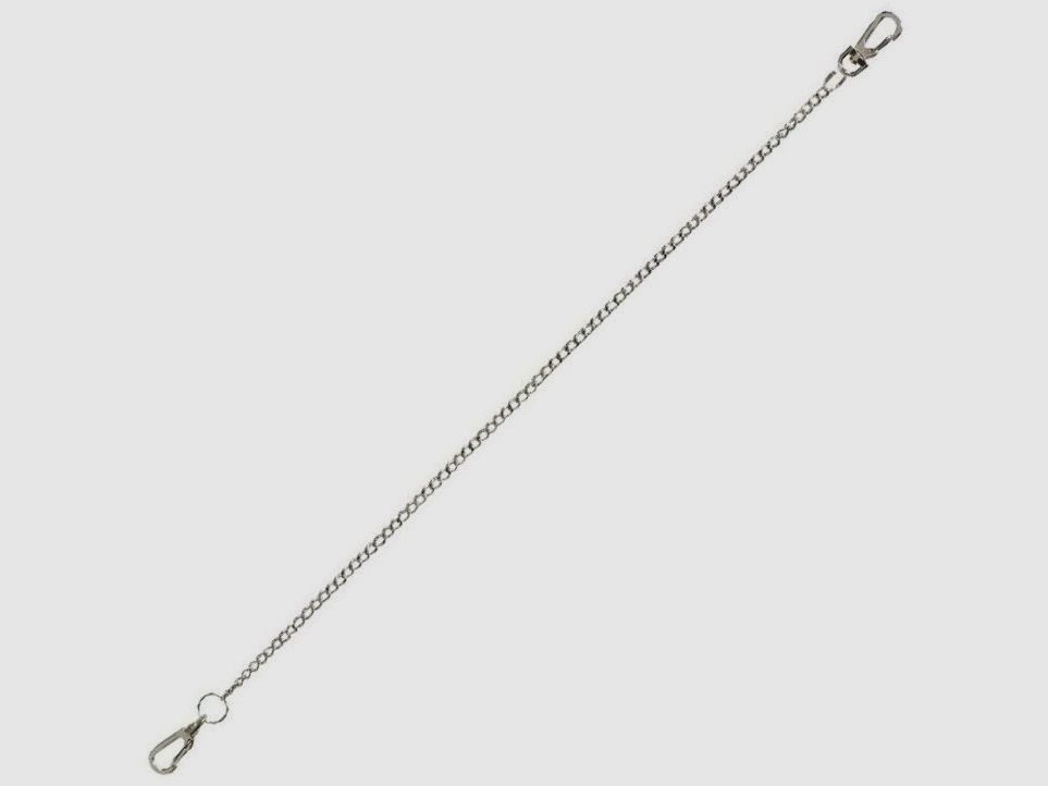 Taschenmesserkette chrom 50cm mit zwei Karabiner-Haken