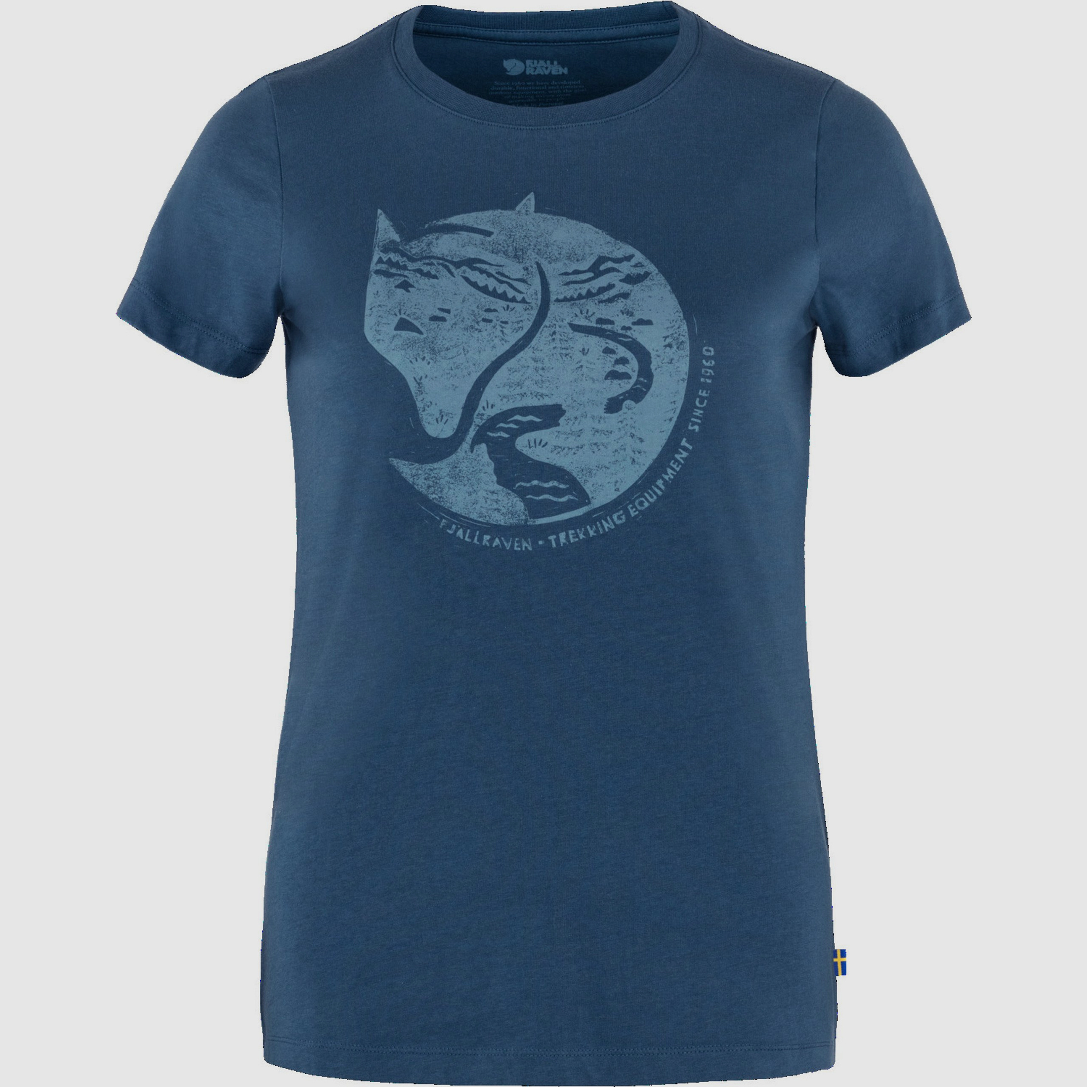 Fjällräven Damen-T-Shirt Arctic Fox Print