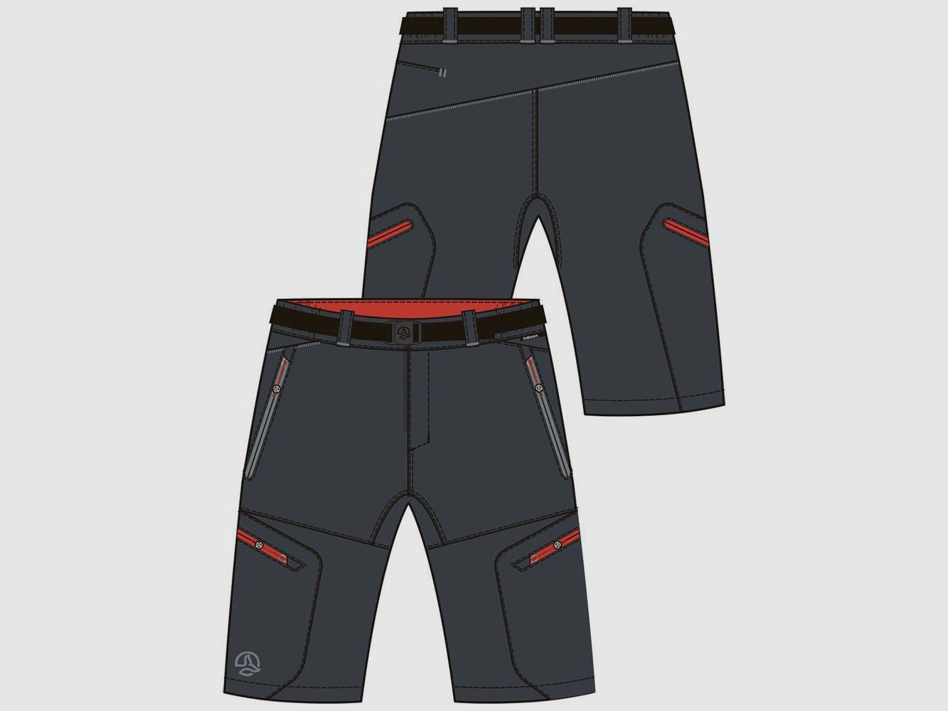 PANT. TERNUA KROSS KURZ GRAU, Bild 2 von 2