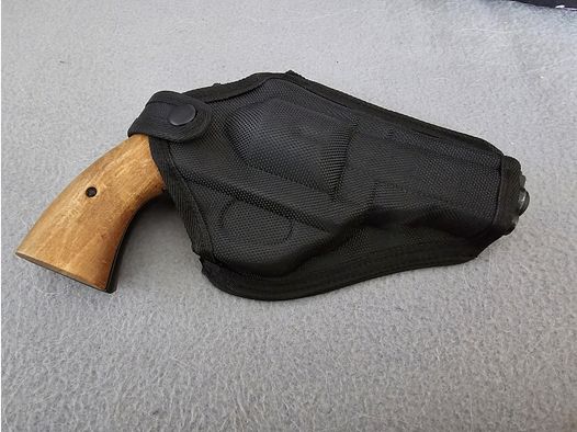 HOLSTER FÜR REVOLER bis 6" Länge in Schwarz, passend für z.b. Zoraki, Python, Smith&Wesson, usw.