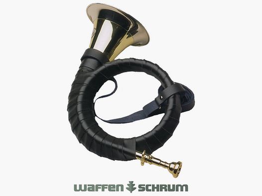 Dotzauer Fürst-Plesshorn B 2-windig Einbrennlackierung - Stimmzug - Mundstück Echtlederumwicklung - Ledertrageriemen