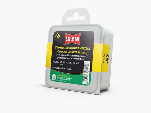 Ballistol Pulitore per tamburi in feltro Speciale - .45