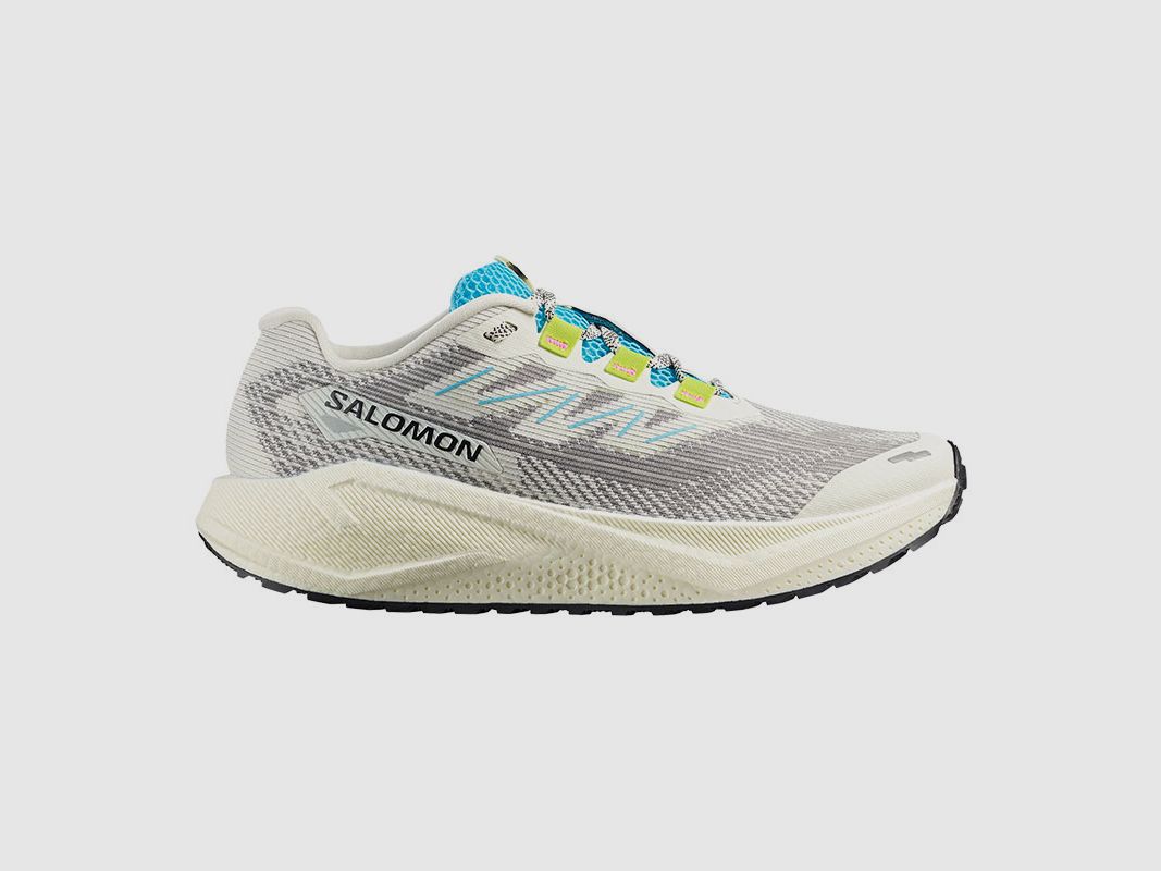 SALOMON – MEN – AERO BLAZE 3 GRVL Vanilla Ice / Ojos Del Salar / Black, image 1 of 9