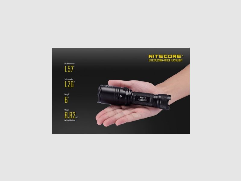 Nitecore EF1 LED-Taschenlampe 830 Lumen, Bild 15 von 17