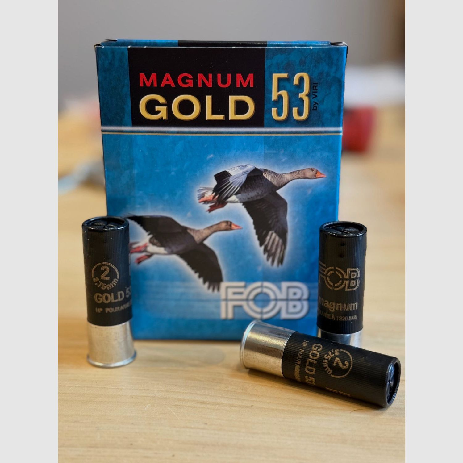 FOB Magnum Gold 53 - 12/76 - 53g - Nr. 2 (3,7mm) - Plomo