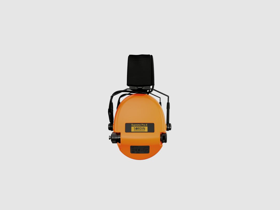 ELEKTRONISCHER GEHÖRSCHUTZ SORDIN SUPREME PRO-X SLIM MIT LEDERBAND UND PVC-POLSTERN, Bild 3 von 5