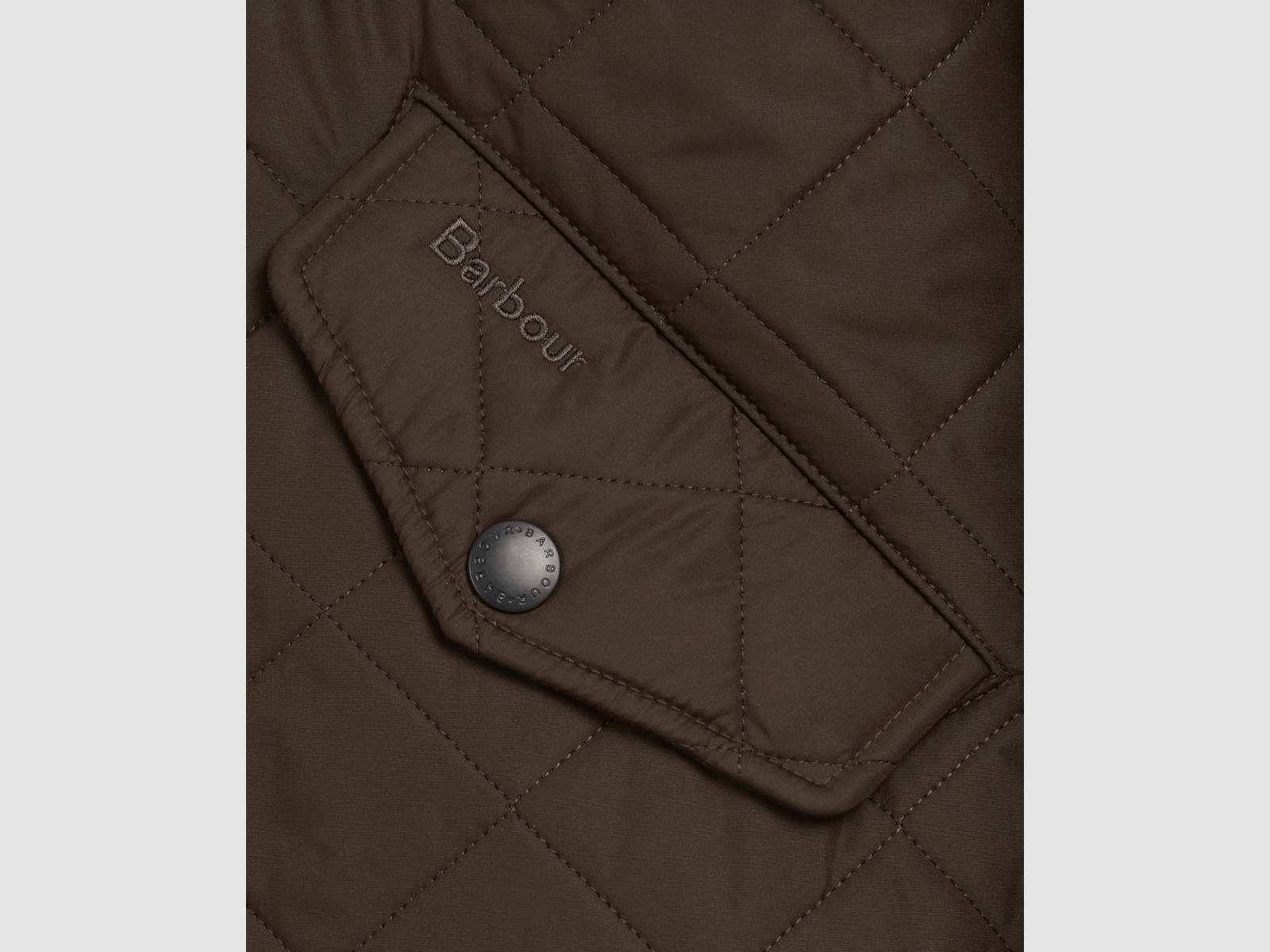 BARBOUR quilted jacket Powell Olive