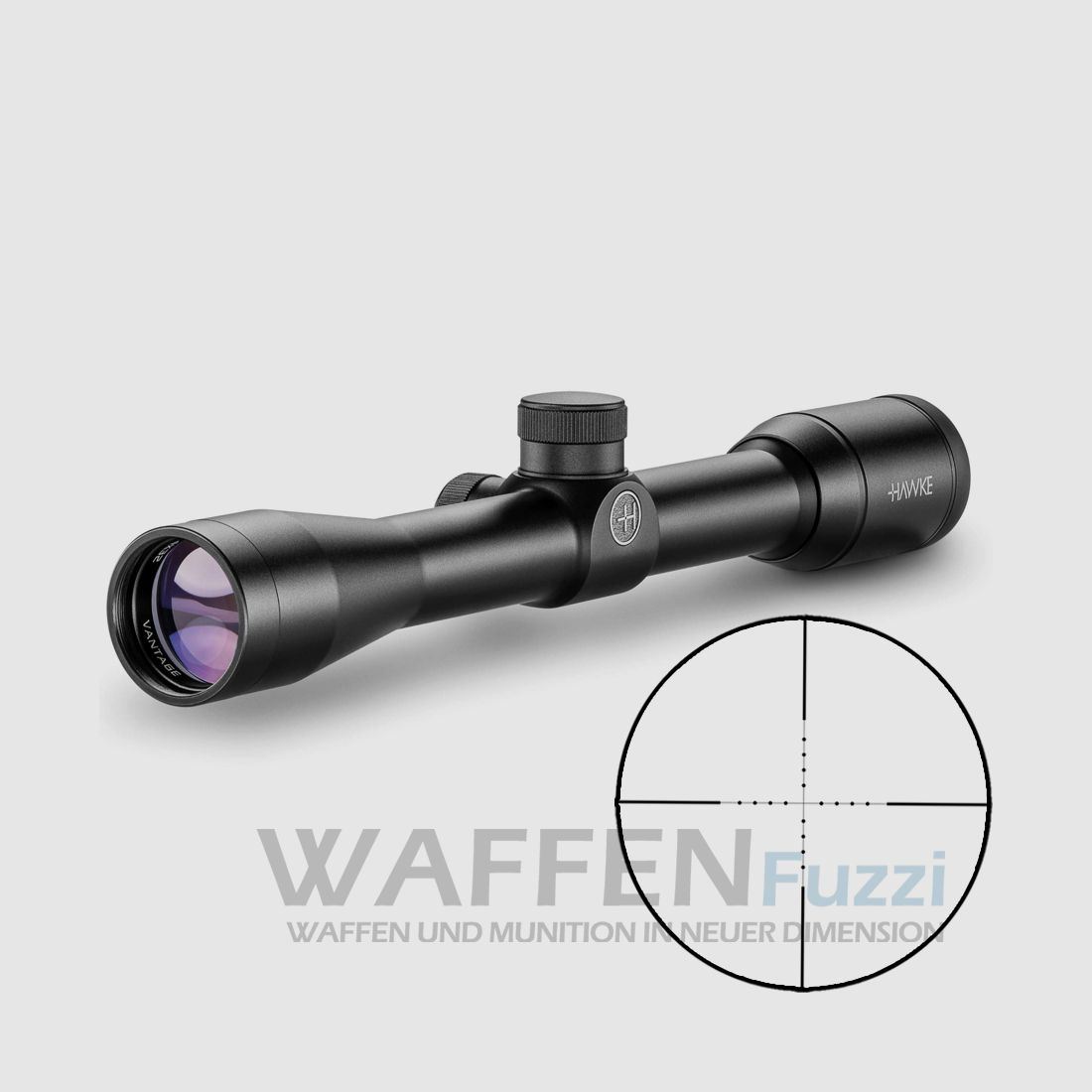 Hawke Vantage 4x32 Mil Dot Zielfernrohr Schlag und Stoßfest