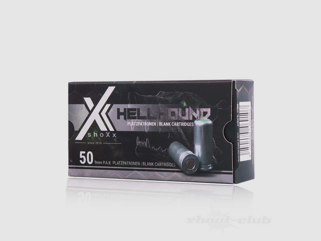 shoXx shoXx Hellhound 9mm P.A.K. 50 pezzi, immagine 1 di 3