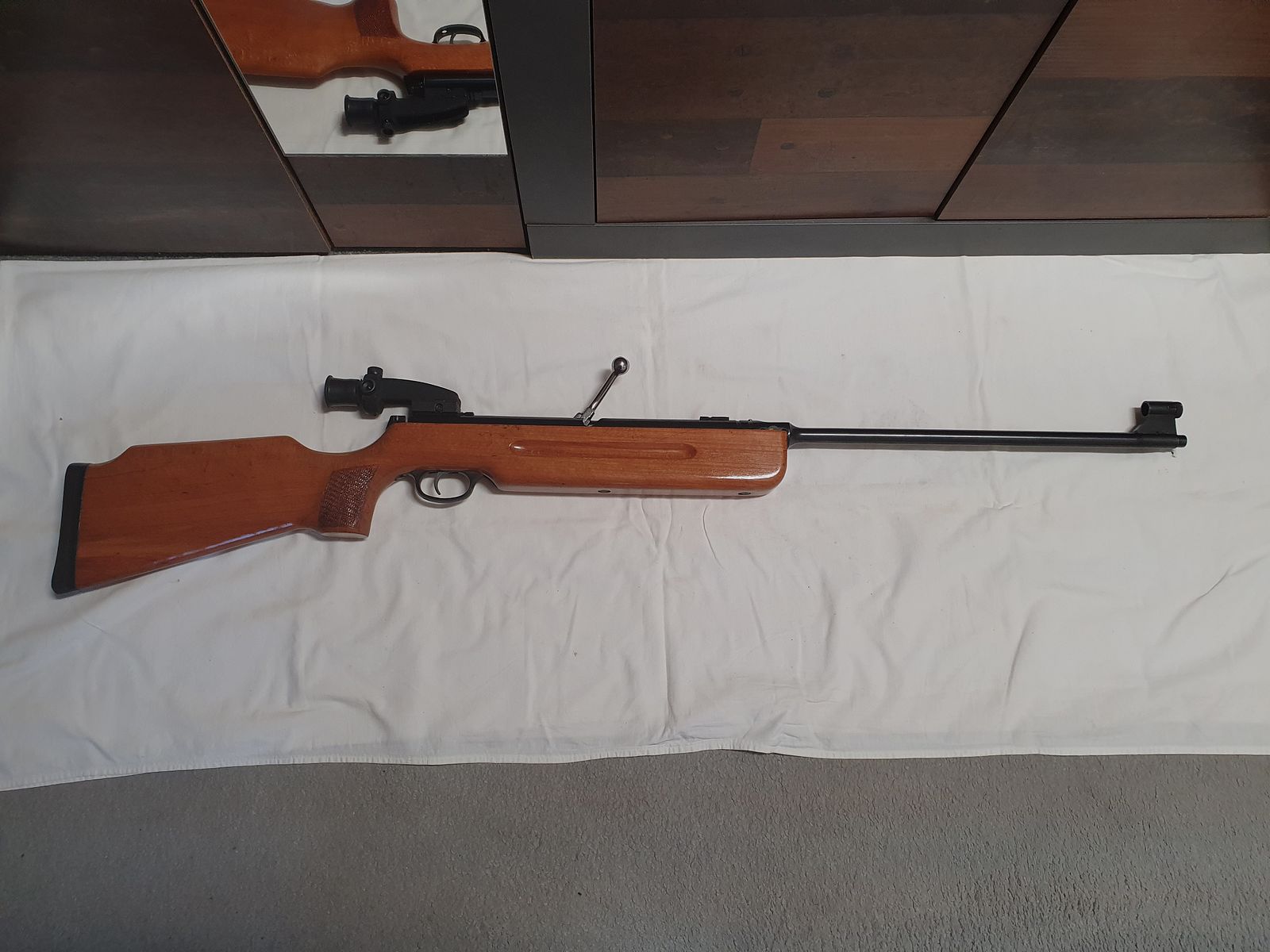 Haenel 3.112  Q1. Waffe und Diopter Nummerngleich