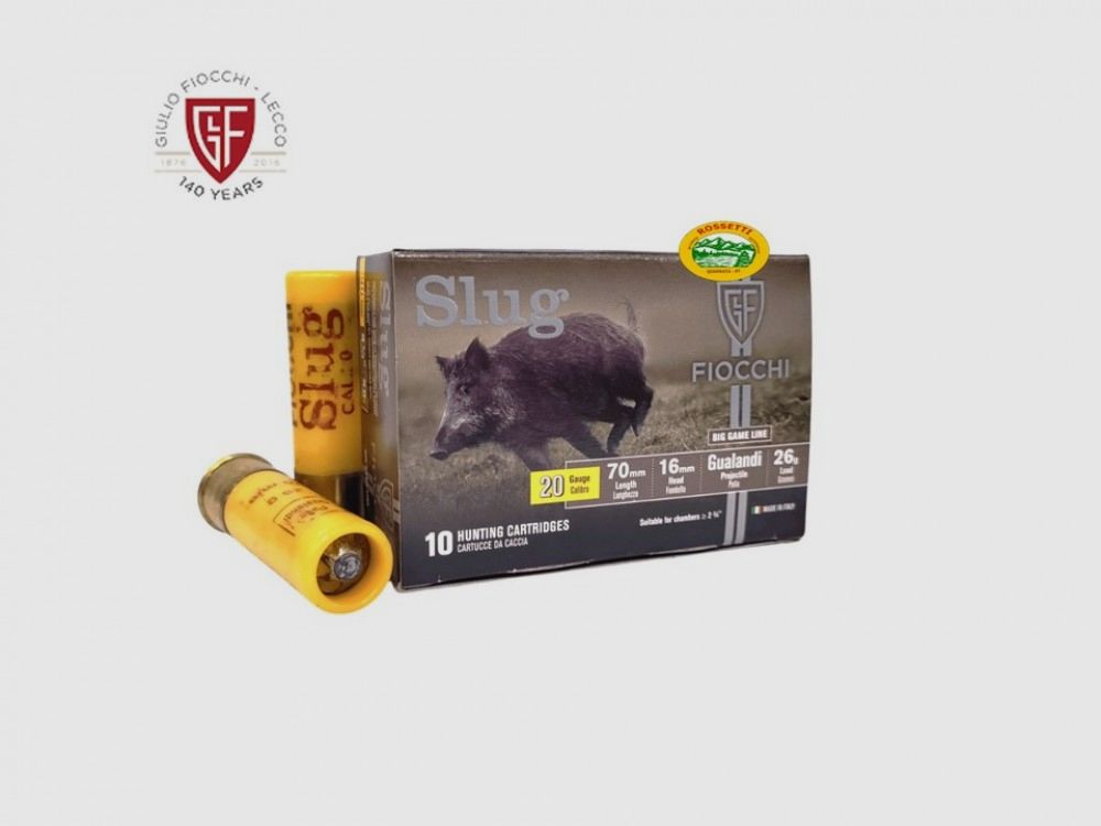 FIOCCHI Geschosse Gualandi Kal.20 gr.26