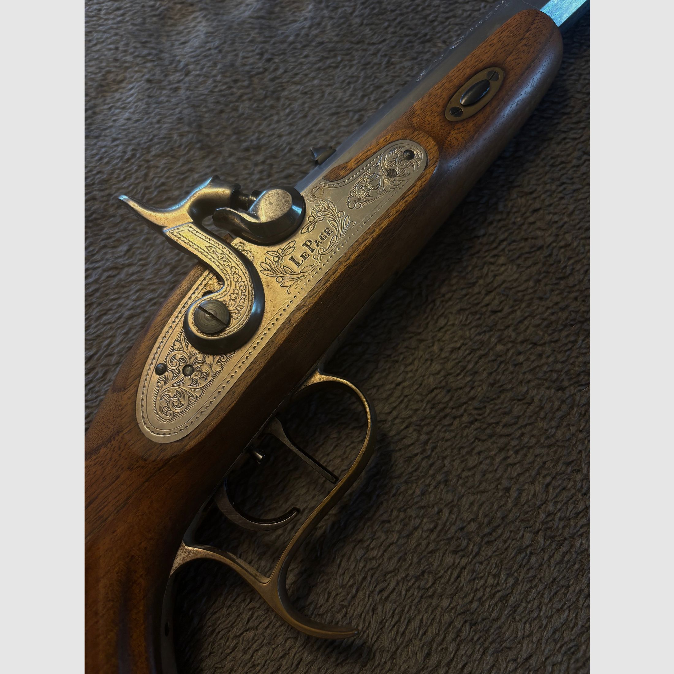 Vorderlader Pistole Bondini Le Page in Paris Kal. 45 Gebrauchtwaffe