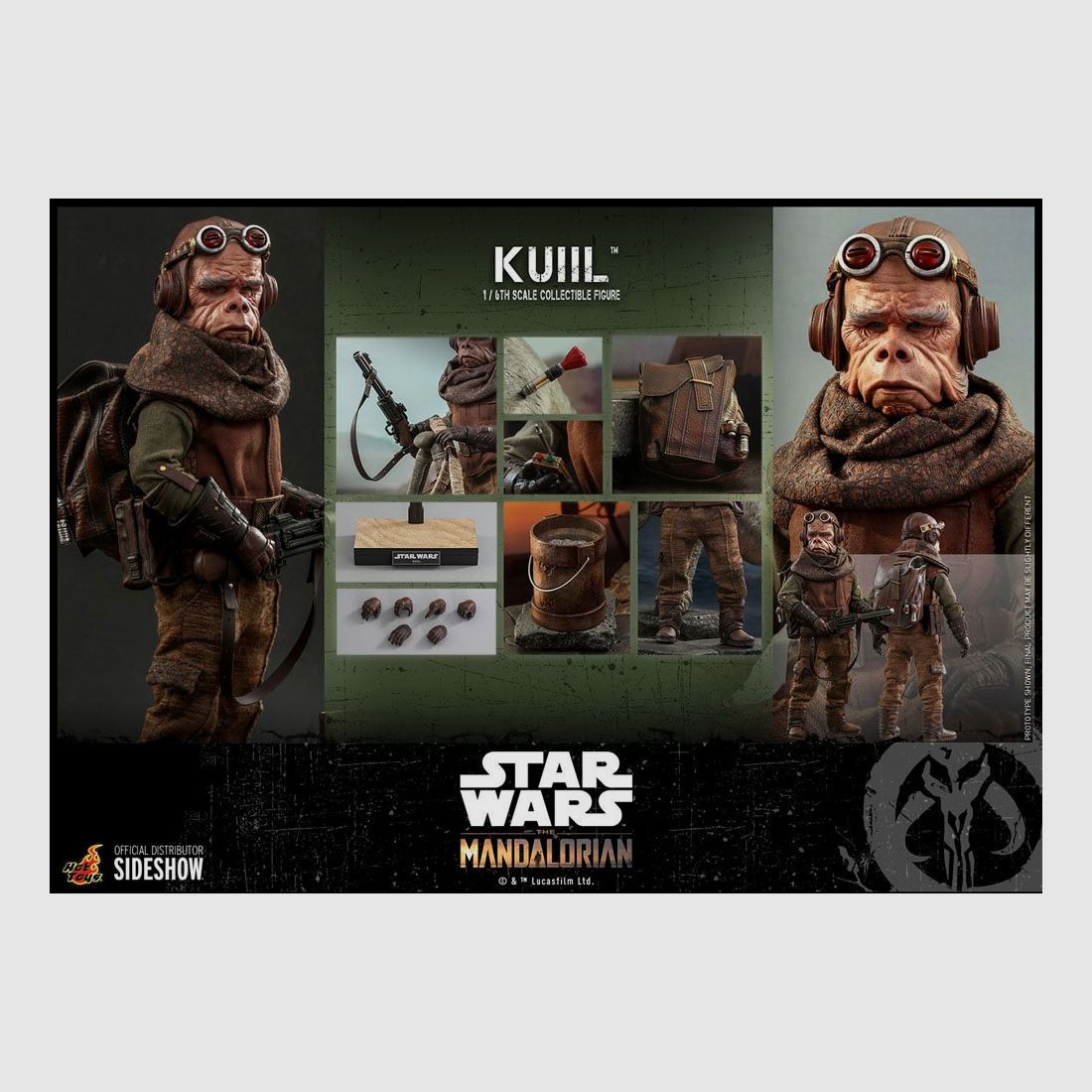 Star Wars The Mandalorian Actionfigur 1/6 Kuiil 25 cm | 43305