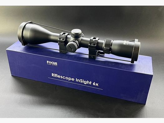 Aussteller FOCUS In Sight 3-18x56 #4 30mm Parallax mit Ringmontage
