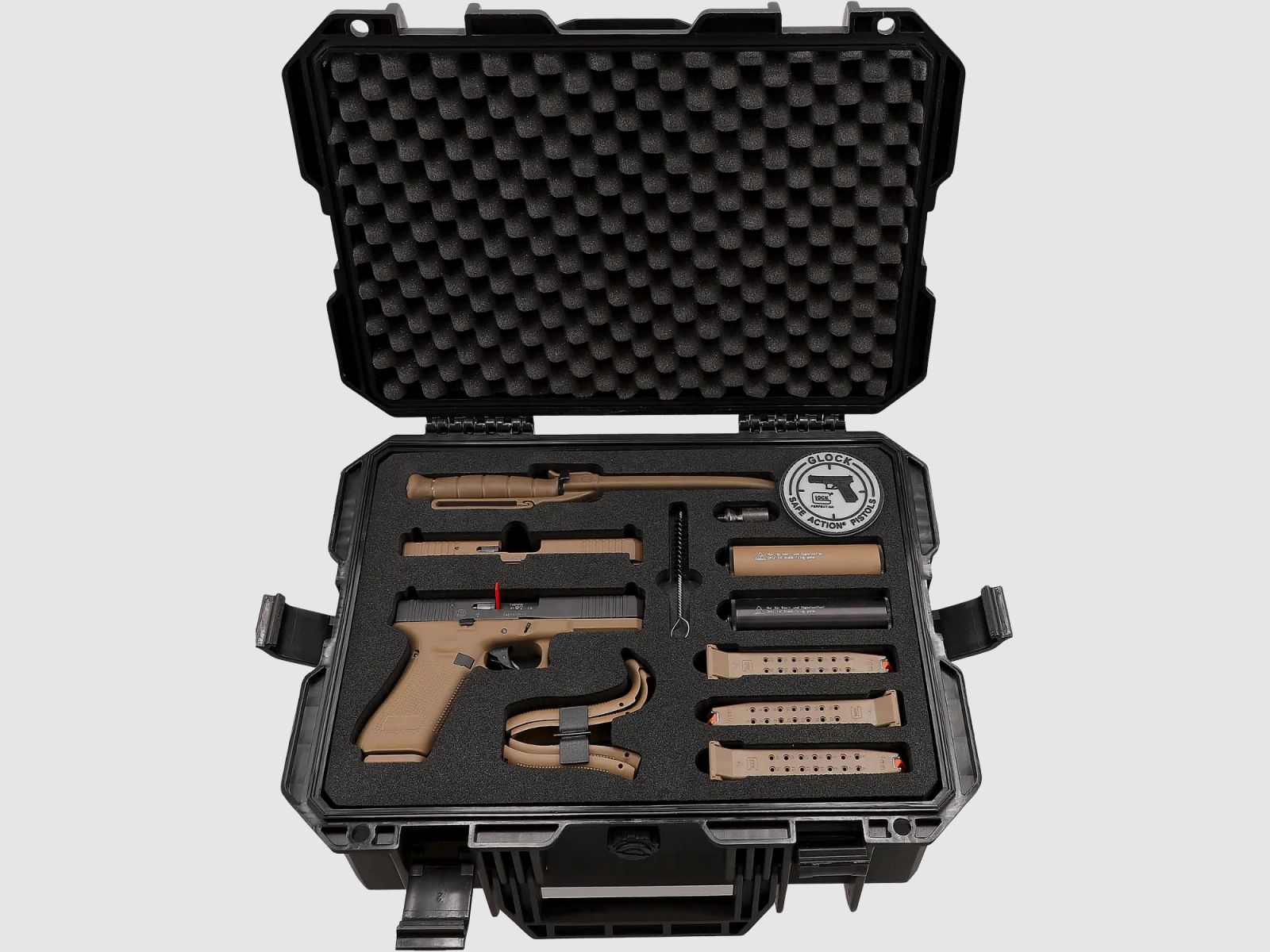 GLOCK 17 Gen5 SV 9mm P.A.K Double Set Coyote-Black