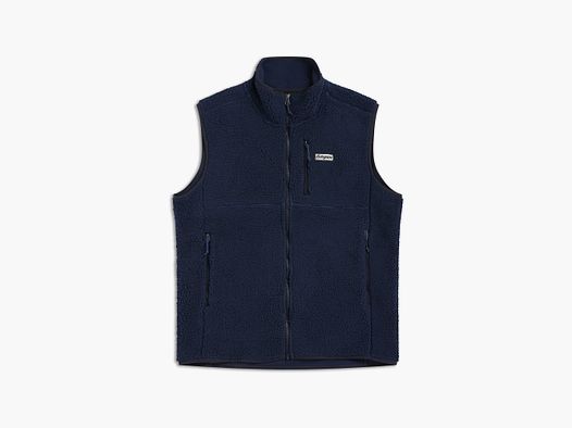 Bergans Lunnan Pile Fleece Vest Men Navy Blue XL