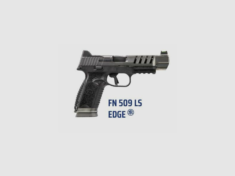 FN 509 LS EDGE NMS BLK/ GRY 3X17 9mm Luger halbautomatische Pistole sofort verfügbar +20€ deutschlandweiter Versand