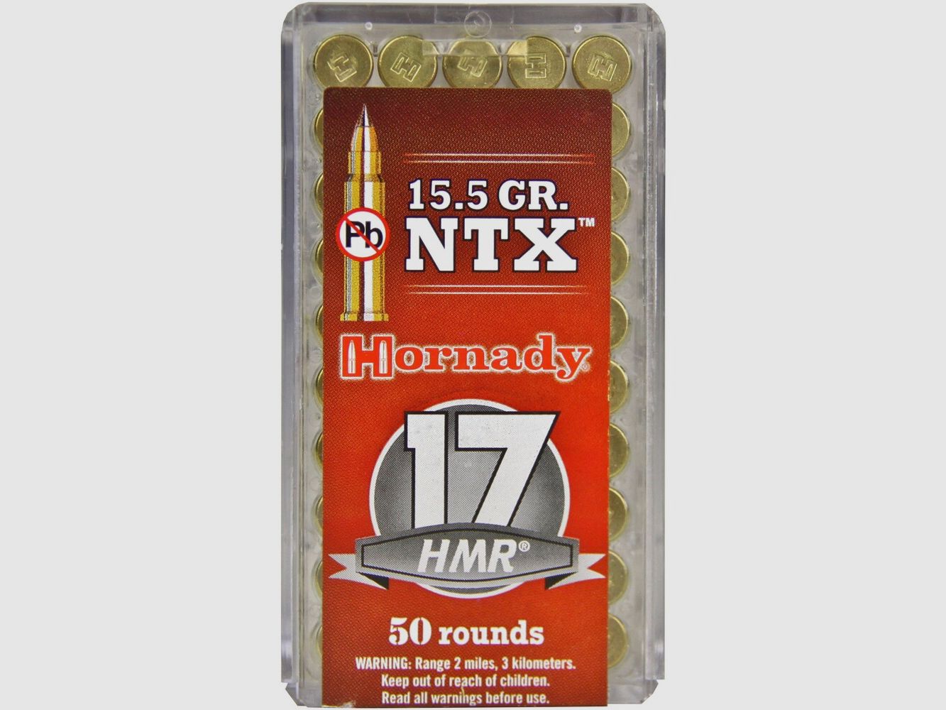 Hornady .17 HMR NTX Lead-free 1.0g/15.5grs., imagen 1 de 3