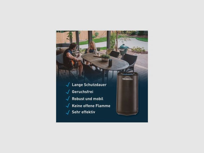 THERMACELL 920219 Mückenabwehrgerät Tischgerät HALO Mini Farbe Zitrus gelb