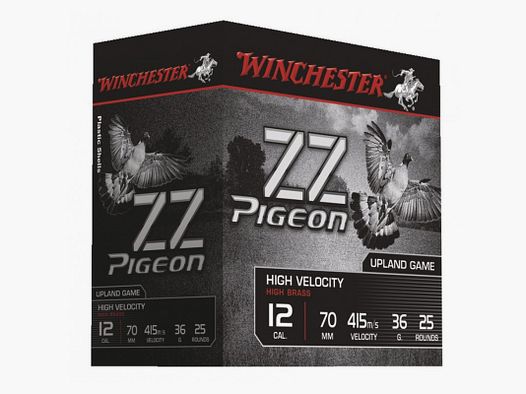 250 Winchester zz pigeon cal 12/70 36 gr plomb n° 6