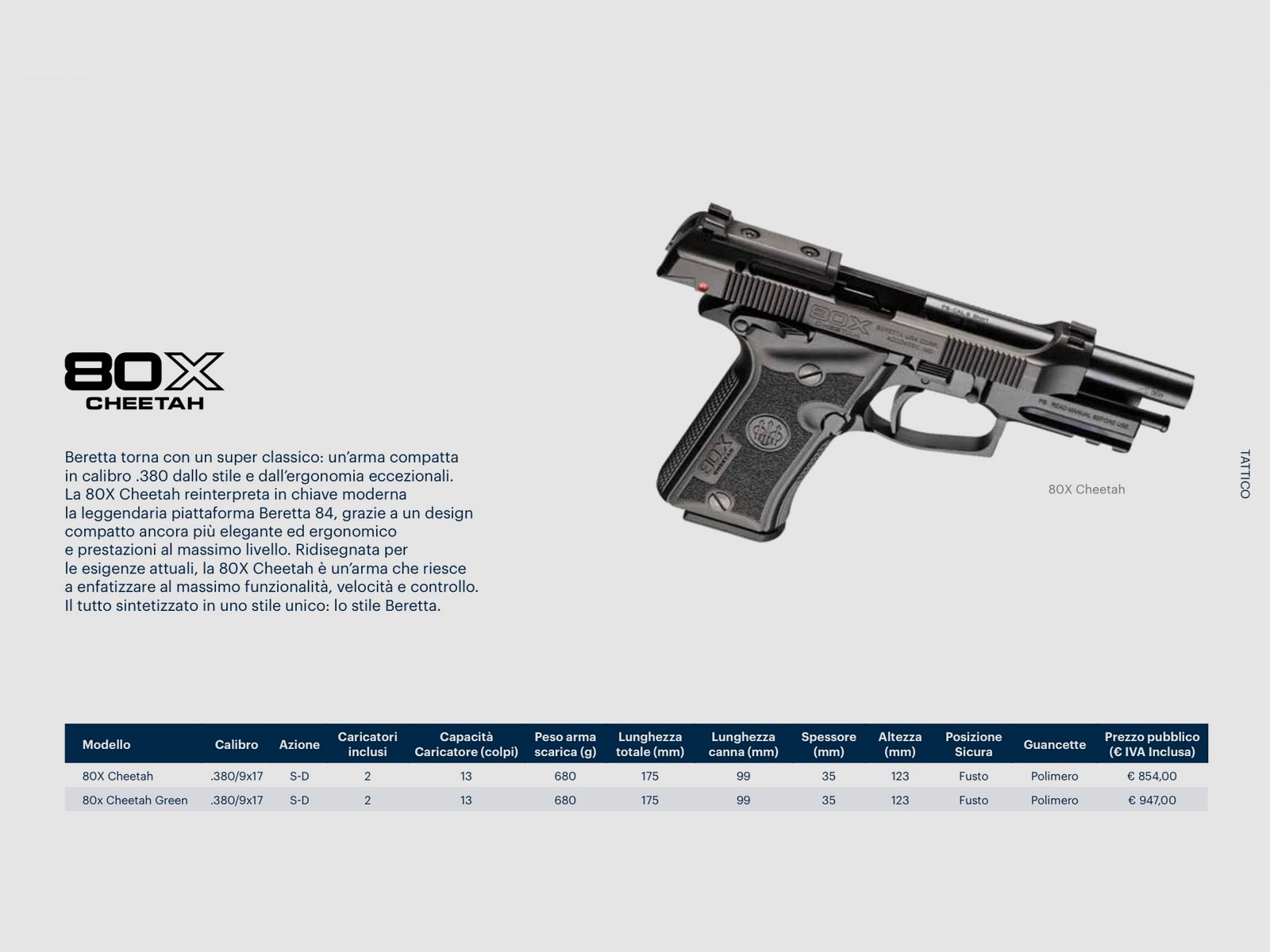 BERETTA / PISTOLET / WSZYSTKIE MODELE, zdjęcie 4 z 13