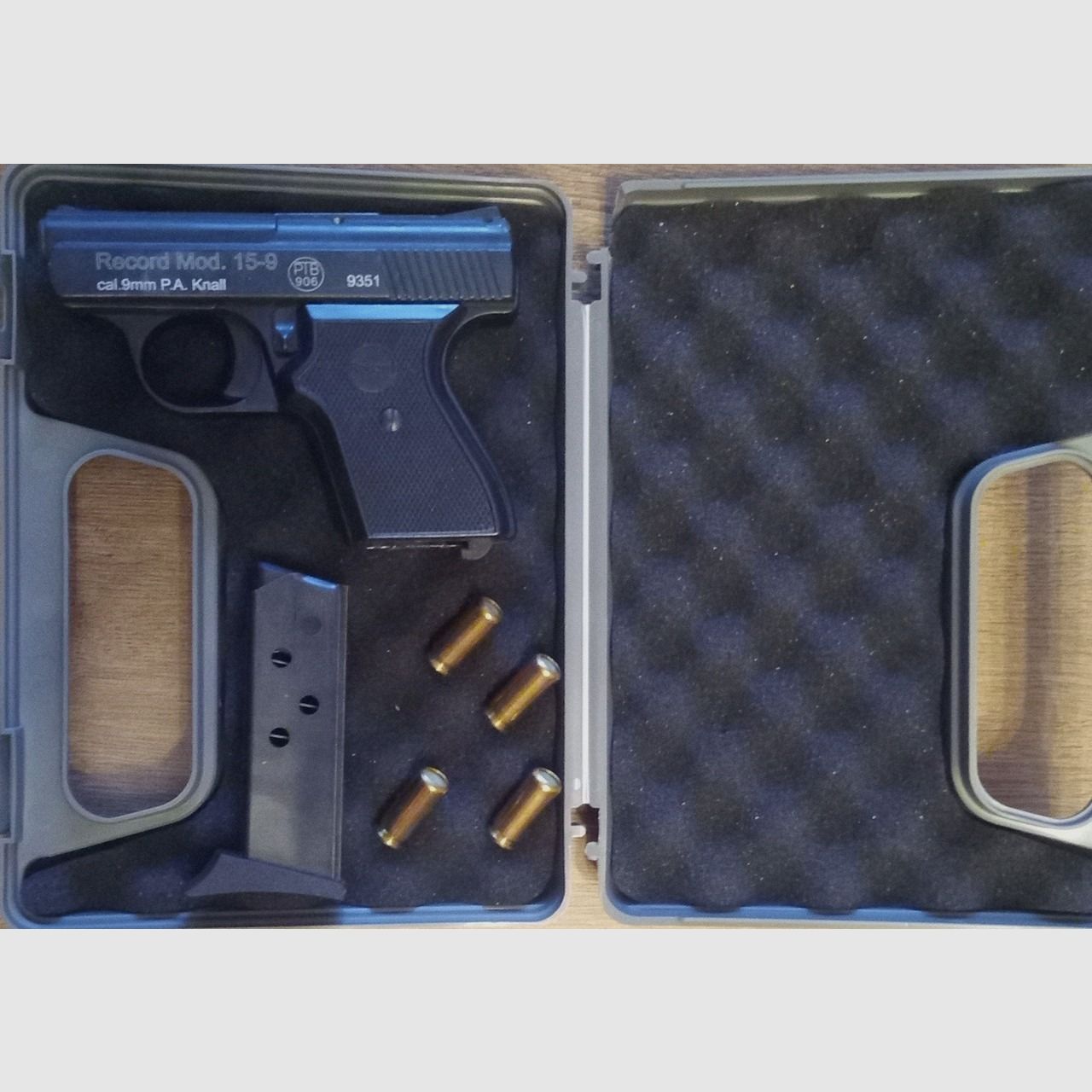 9mm Pistolet Schreckschuss Record Mod.15-9, PTB 906