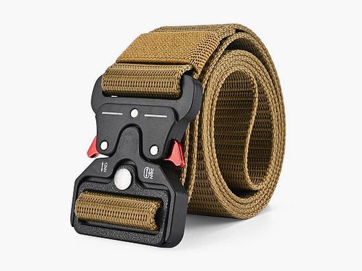 ExploreMate Tactical Belt - khaki/rot