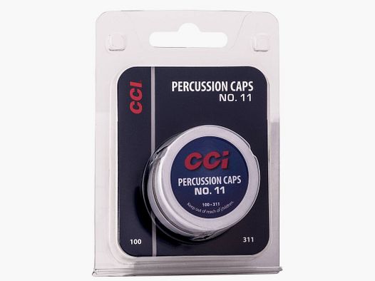 CCI Amorces pour armes à poudre noire No. 11 Standard pour pistolets et fusils 100 pièces