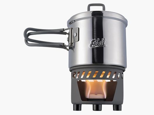 Esbit Esbit Trockenbrennstoff Kochset 0.585 L Edelstahl