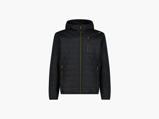 CMP Hybrid Fix Hood Winterjacke antrazit melange