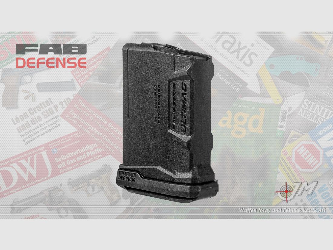 FAB Defense Ultimag AR-15 cargador 5.56×45, 10 disparos (polímero)