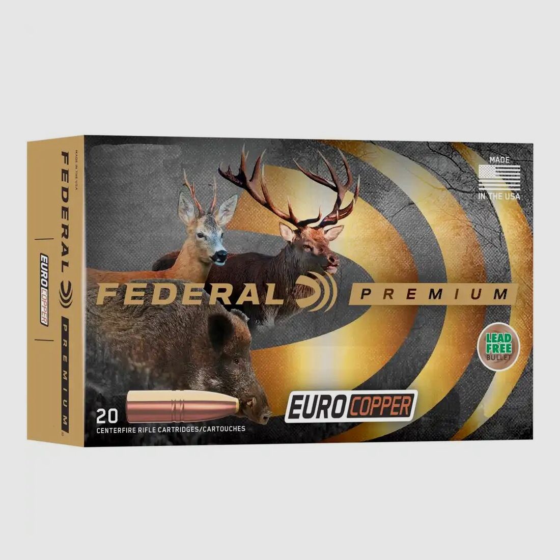 Federal Federal Premium .308WIN, 150Grs, EURO COPPER