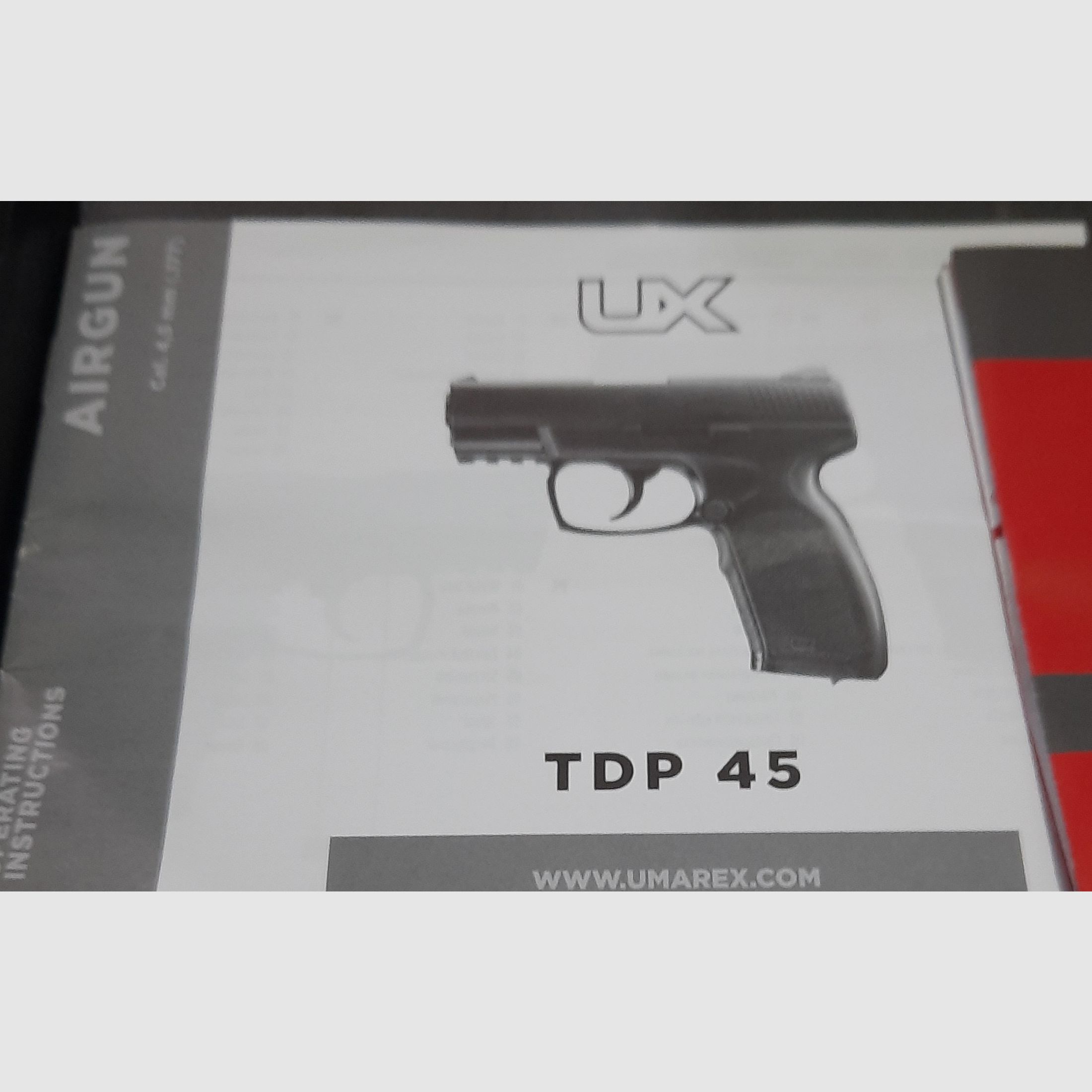 Pistolet tactique de défense UX CO² 45 TPD
