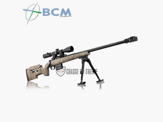Pack BCM Rubis Tactical Digital con Canne MRR 71cm Cal. 308 Win + Ottica + Freno di bocca + Bipiede + Montaggio